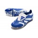 adidas Predator Foldover Tongue Elite FG Bleu Blanc