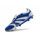 adidas Predator Foldover Tongue Elite FG Bleu Blanc
