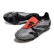 adidas Predator Foldover Tongue Elite FG Noir Gris Rouge