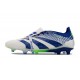 adidas Predator Foldover Tongue Elite FG Blanc Bleu Vert