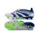 adidas Predator Foldover Tongue Elite FG Blanc Bleu Vert