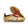 adidas Predator Foldover Tongue Elite FG Or Blanc Rouge
