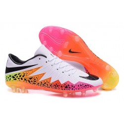 2015 Nouvelle Nike Hypervenom Phantom FG Hommes Blanc Orange Rose Noir