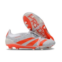 adidas Predator Foldover Tongue Elite FG Gris Rouge