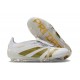 adidas Predator Foldover Tongue Elite FG Blanc Ftwr Or Métallique 