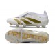 adidas Predator Foldover Tongue Elite FG Blanc Ftwr Or Métallique 