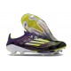 Adidas F50+ Elite FG Fast Reborn - Violet Blanc Lucid Lemon ÉDITION LIMITÉE
