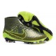 2015 Nouvelle Hommes Nike Magista Obra FG Power Clash Vert Noir