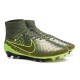 2015 Nouvelle Hommes Nike Magista Obra FG Power Clash Vert Noir