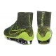 2015 Nouvelle Hommes Nike Magista Obra FG Power Clash Vert Noir