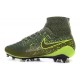 2015 Nouvelle Hommes Nike Magista Obra FG Power Clash Vert Noir