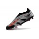 Crampons adidas Predator Elite LL FG Argent Noir Rouge