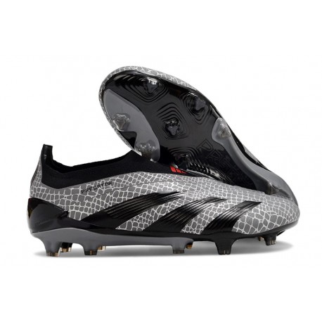 Crampons adidas Predator Elite LL FG Carbone Noir