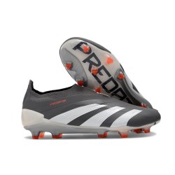 Crampons adidas Predator Elite LL FG Noir Blanc