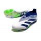 Crampons adidas Predator Elite LL FG Bleu Blanc Vert