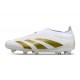 Crampons adidas Predator Elite LL FG Blanc Or