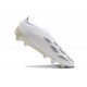 Crampons adidas Predator Elite LL FG Blanc Or