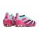 adidas Predator Elite LL FG Bleu Très Pâle Rose Lucide Jaune Semi Solaire