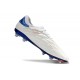 adidas Copa Pure II + FG Cuir Blanc Ftwr Bleu Lucide Rouge Solaire