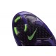 2015 Nouvelle Chaussure Nike Mercurial Superfly IV FG Cuir Vert Violet