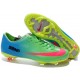 2015 Crampons Hommes Nike Mercurial Vapor 9 FG Vert Bleu Rouge