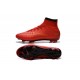 Nouveau Chaussure de Football Nike Mercurial Superfly CR FG Rouge Noir Or
