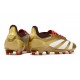 adidas Predator Elite FG Neuf Or Blanc Rouge