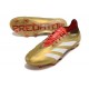 adidas Predator Elite FG Neuf Or Blanc Rouge