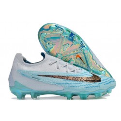 Chaussure Nike Phantom GX Elite FG Bleu Noir