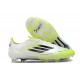 Chaussure Adidas F50 Elite FG Blanc Noir Volt