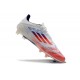 Chaussure Adidas F50 Elite FG Advancement - Blanc Rouge Bleu