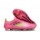 Chaussure Adidas F50 Elite FG Rose Jaune