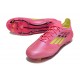 Chaussure Adidas F50 Elite FG Rose Jaune
