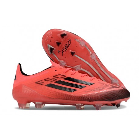 Chaussure Adidas F50 Elite FG Rouge Noir
