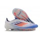 Chaussure Adidas F50 Elite FG Blanc Bleu Rouge