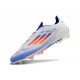 Chaussure Adidas F50 Elite FG Blanc Bleu Rouge