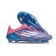 Chaussure Adidas F50 Elite FG Bleu Solaire Blanc Ftwr Rose