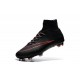 Nouveau Chaussure de Football Nike Mercurial Superfly CR FG Rouge Noir