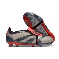 Chaussures adidas Predator FT Elite FG Platin Métallique Noir Aurore Carbone