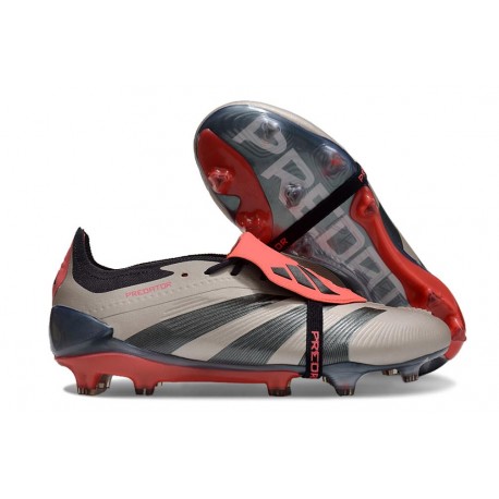 Chaussures adidas Predator FT Elite FG Platin Métallique Noir Aurore Carbone
