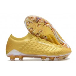 Crampon de Foot Nike Hypervenom Phantom Neymar Premium FG Or Volt