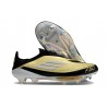 Crampons Adidas F50+ Laceless FG X Messi Doré Noir Blanc 
