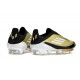 Crampons Adidas F50+ Laceless FG X Messi Doré Noir Blanc 