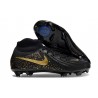 Nike Phantom Luna 2 Elite FG Noir Or Monnaie Métallique