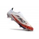Crampons Adidas F50+ Laceless FG X Messi Blanc Rouge Noir