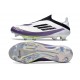 Crampons Adidas F50+ Laceless FG X Messi Blanc Ftwr Noir Violet Uni