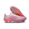 Crampons Adidas F50+ Laceless FG Rose Blanc