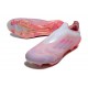 Crampons Adidas F50+ Laceless FG Rose Blanc