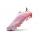 Crampons Adidas F50+ Laceless FG Rose Blanc