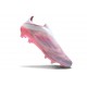 Crampons Adidas F50+ Laceless FG Rose Blanc